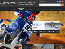 Tablet Screenshot of cyclezone.com